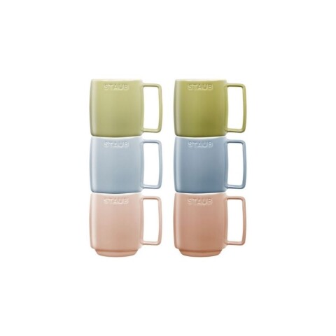 STAUB MUG SET 6 COLORES MIXTOS STAUB MUG SET 6 COLORES MIXTOS