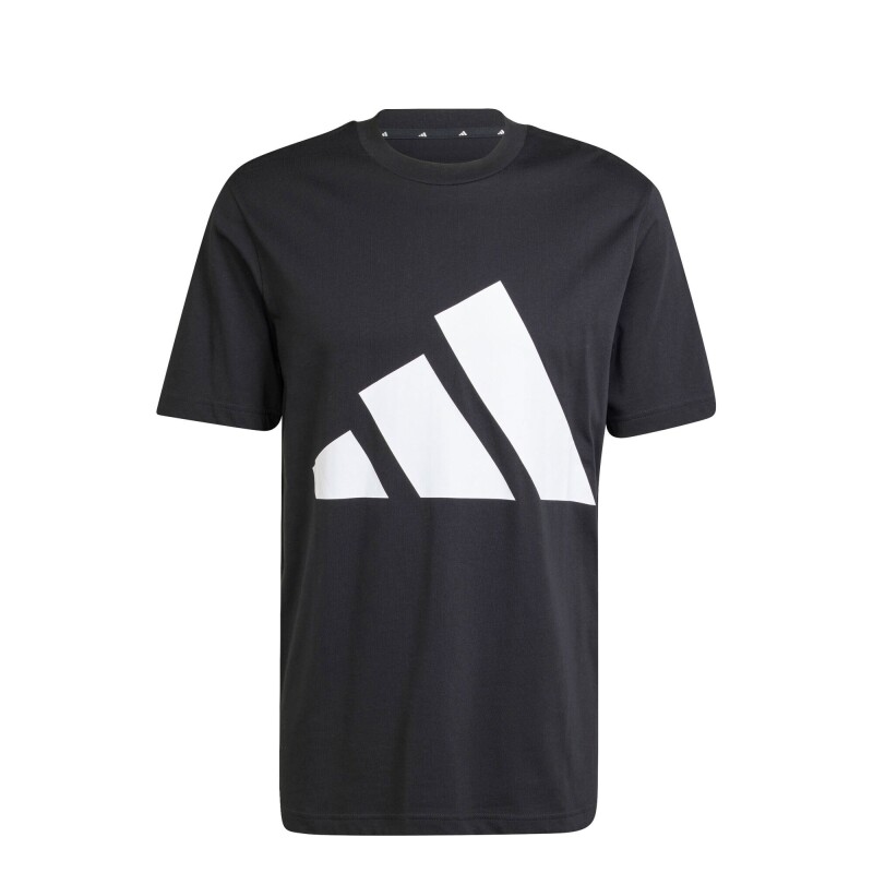 Remera de Hombre Adidas Essentials Logo Negro - Blanco