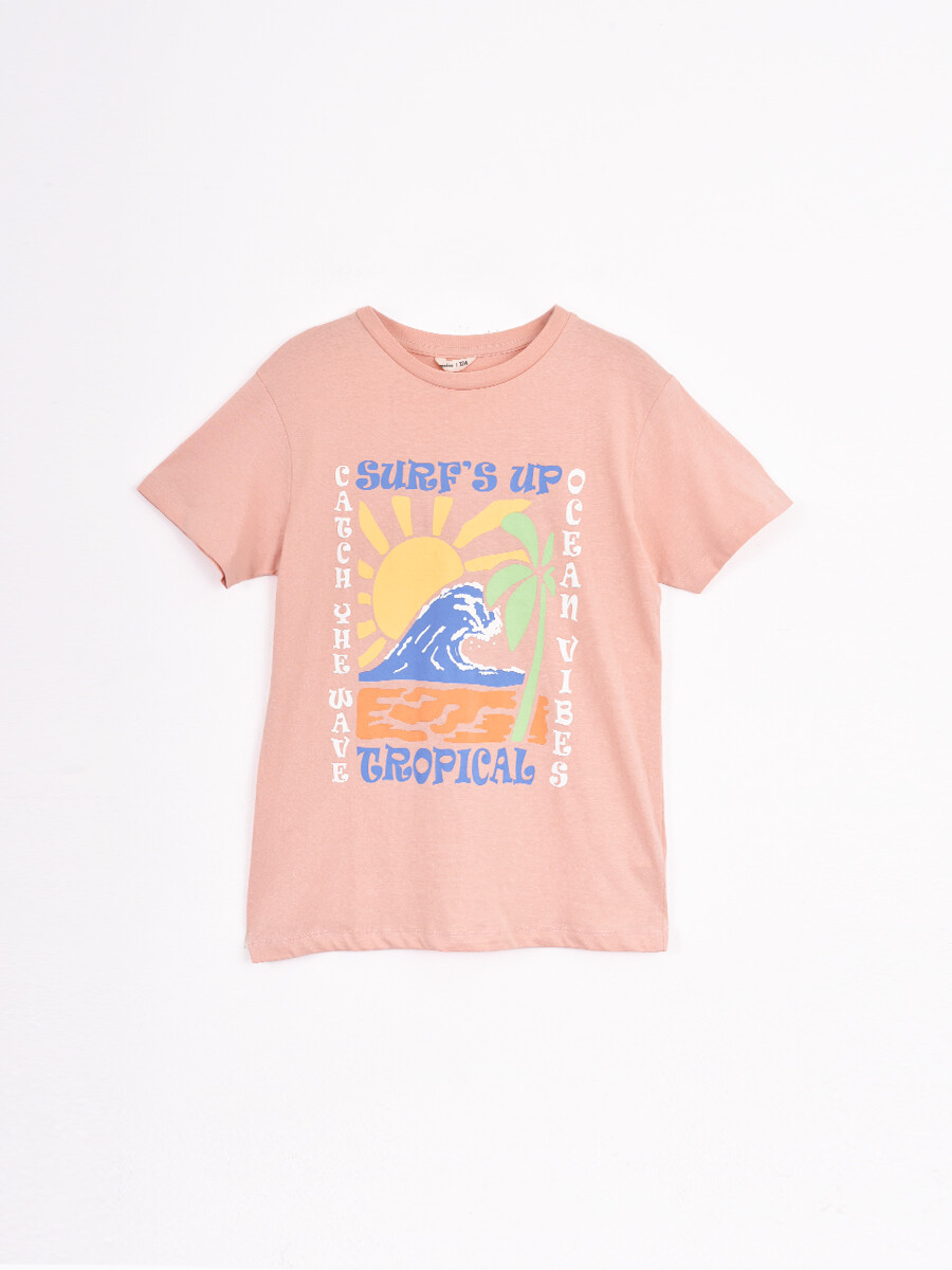 REMERA JUANI - CORAL 