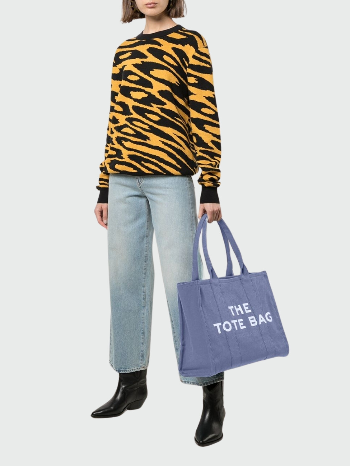 Marc jacobs - Bolso de lona, The Large Tote Bag Celeste