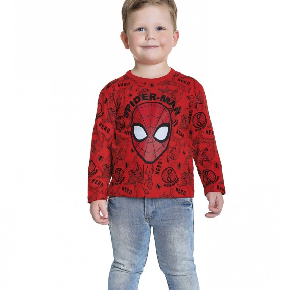 Camiseta para niños de Spider Man ROJO