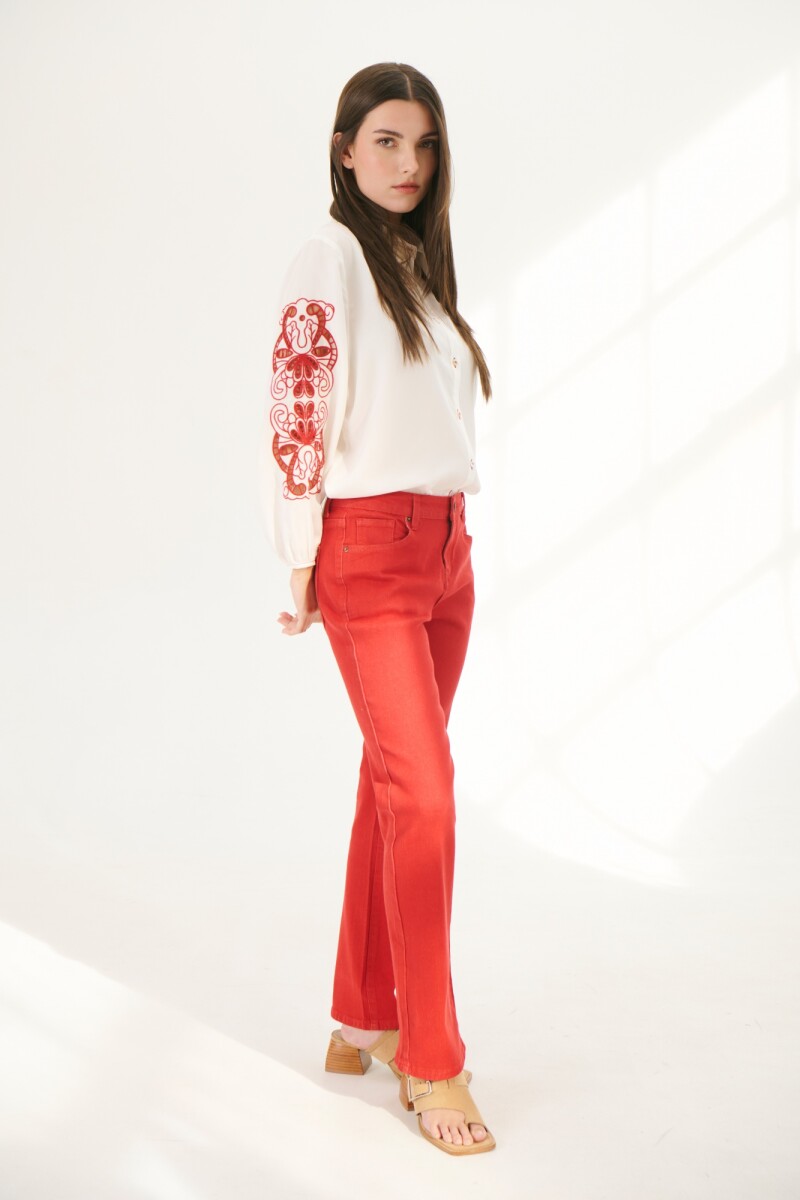 PANTALON FUNKY ROJO