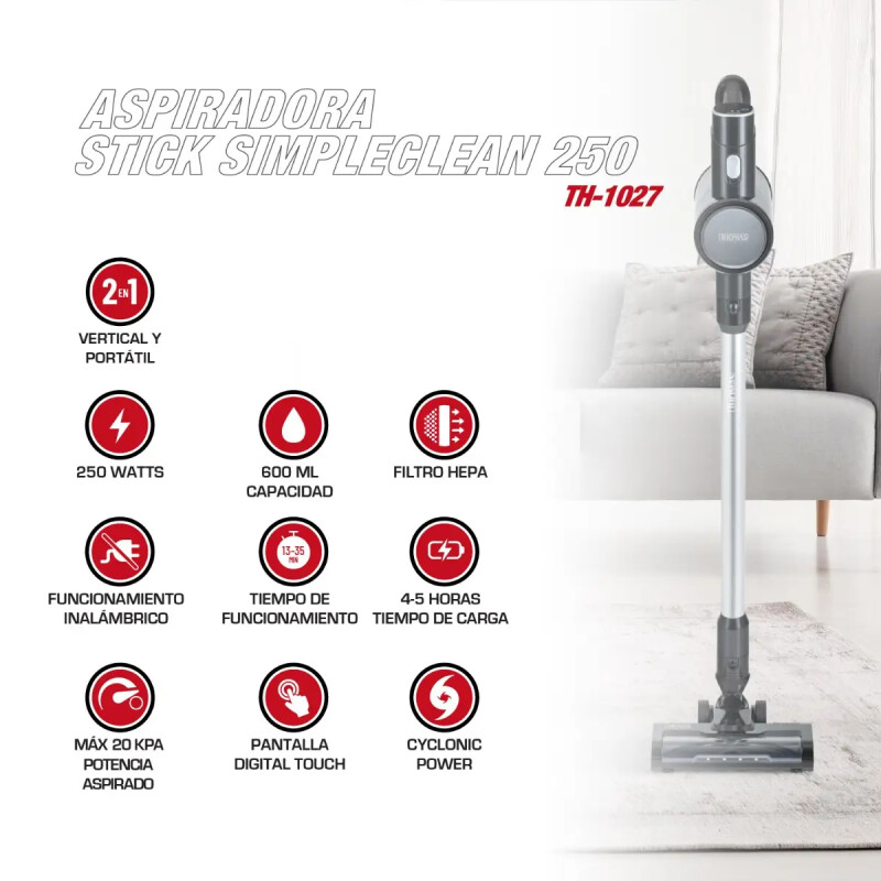 Aspiradora Portatil Thomas Simpleclean 250 TH-1027 Aspiradora Portatil Thomas Simpleclean 250 TH-1027