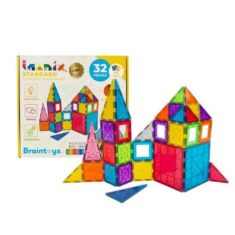 Bloques magnéticos set de 32 piezas Imanix Classic Bloques Magnéticos Set De 32 Piezas Imanix Classic