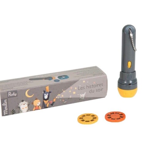 Linterna proyectora de cuentos infantiles Les Moustaches