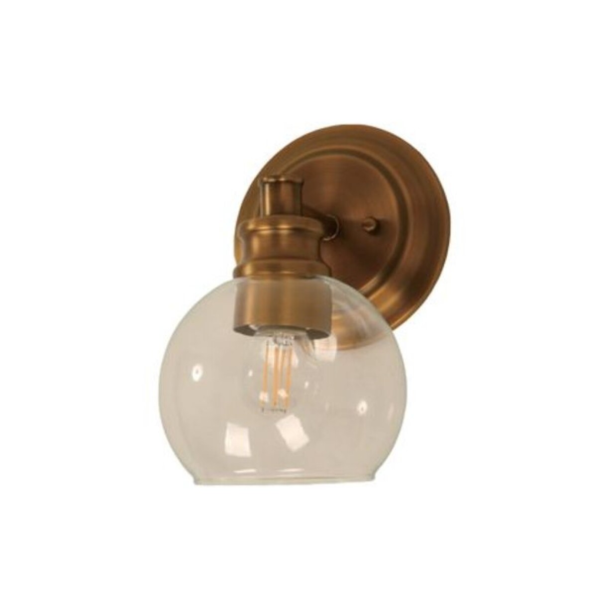 APLIQUE 1L BRONCE DORADO E27 