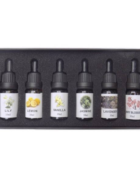 SET 6 ACEITES AROMATICOS 10ML SURTIDO SET 6 ACEITES AROMATICOS 10ML SURTIDO