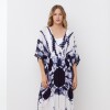 Vestido Maxi Playa AZUL/BLANCO