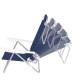 Set X 2 Sillas Summer 6 Posiciones Aluminio AZUL