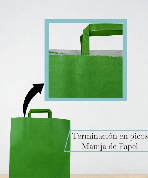 Bolsa lisa acuario 30x12x41 cm VERDE