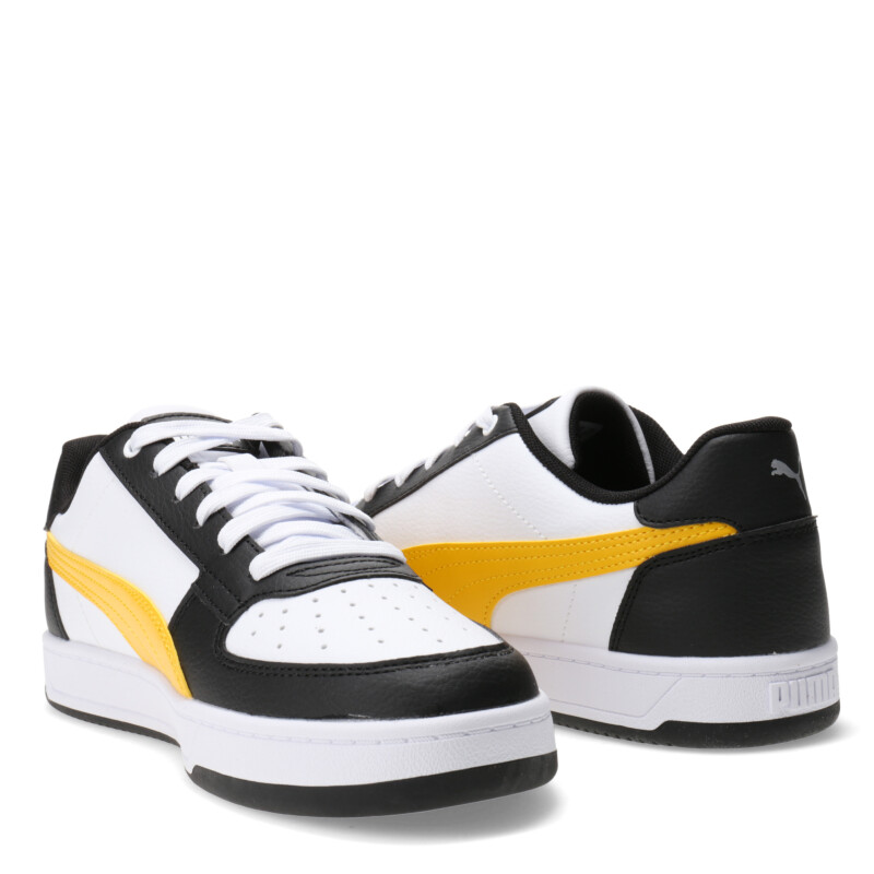 Championes de Hombre Puma Caven 2.0 Mns Blanco - Negro - Amarillo