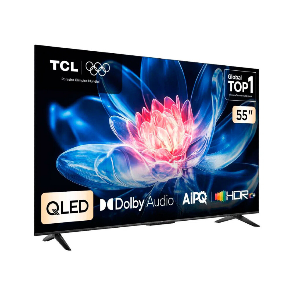 SMART TV TCL 55-PULGADAS NEGRO 55T6C 55" QLED 4K
