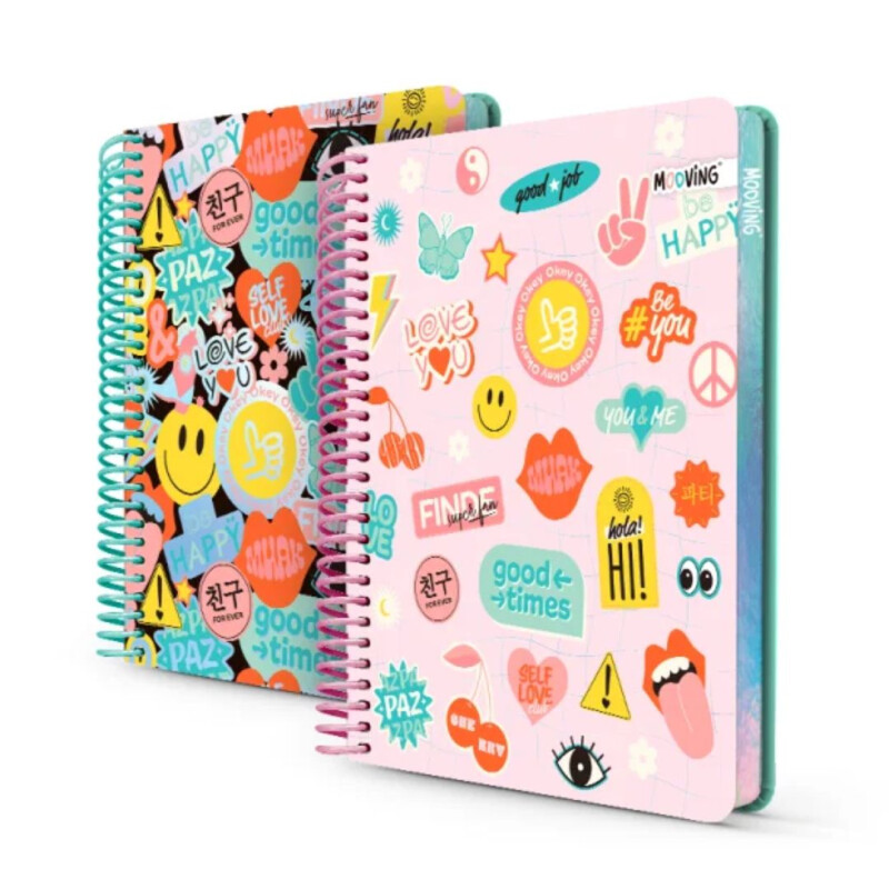 Cuaderno Premium Mooving Smile Fever 96 hojas Cuaderno Premium Mooving Smile Fever 96 Hojas
