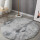 ALFOMBRA DE PELO GRIS
