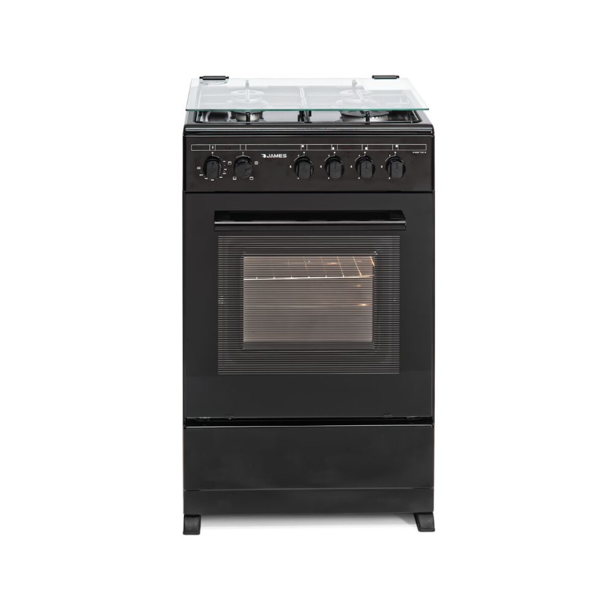 Cocina James 4H C-550 TKS negra 
