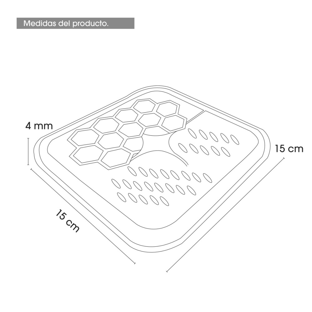 Plato Texturado Lamer Antiansiedad Lick Mat Color celeste