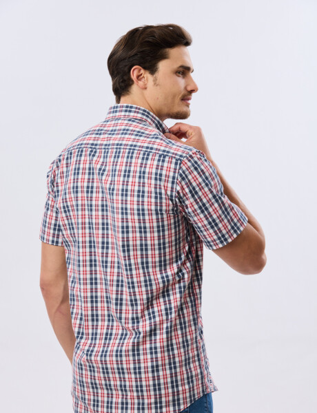 CAMISA CUADROS Rojo