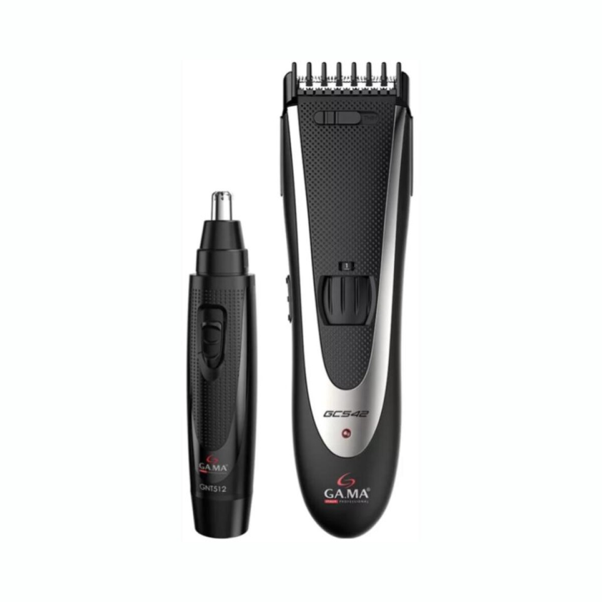 Set Corta Pelo Y Nose Trimmer GAMA GCS544 Con Un Peine - Negro 