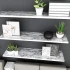 Papel Adhesivo Empapelar Lavable Simil Mármol 200x60 Cm X2 Variante Mármol Oscuro
