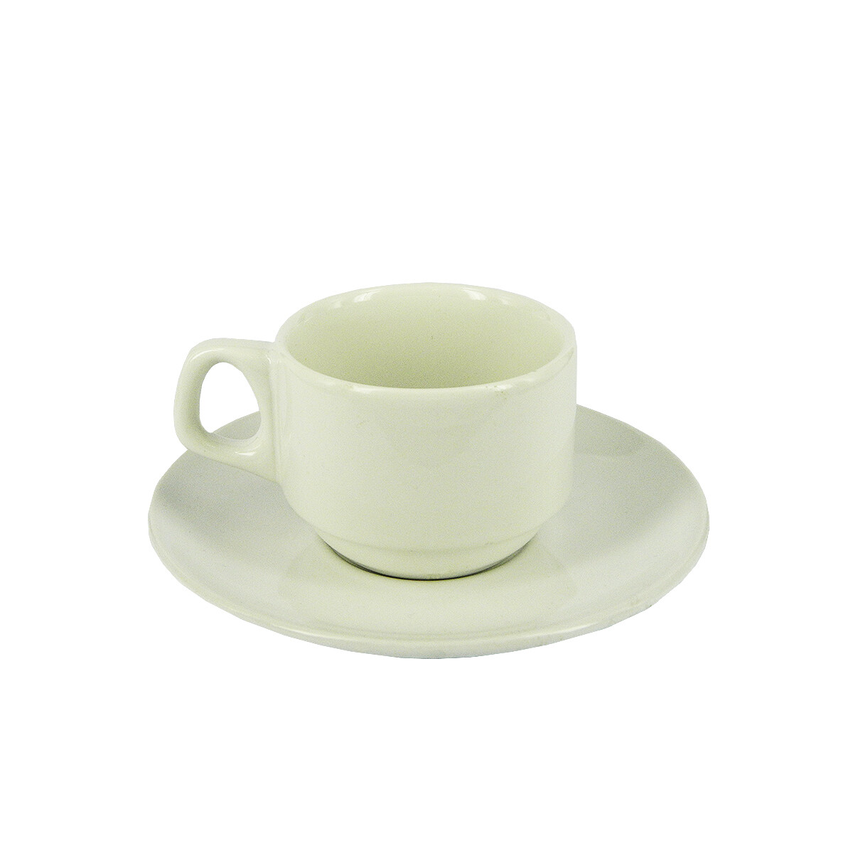 Taza te apilable con plato Gourmet 220 ml OXFORD 