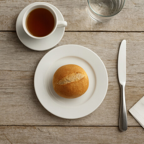 Plato para Pan de Porcelana 15.3 cm Plato para Pan de Porcelana 15.3 cm