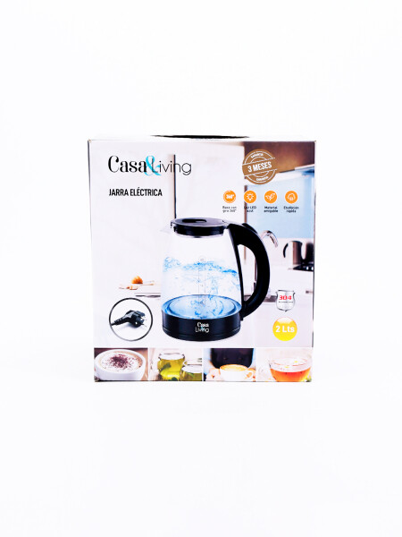 JARRA ELECTRICA GLASS NEGRO