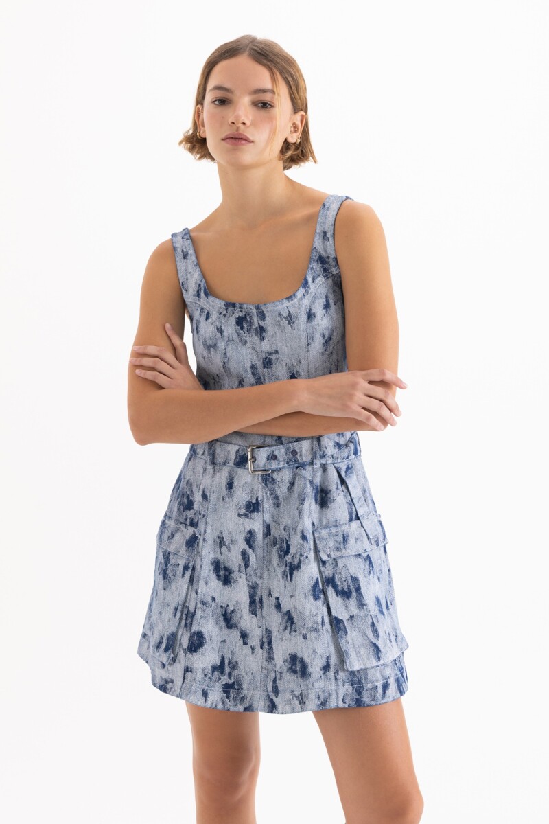 VESTIDO ALMA Celeste
