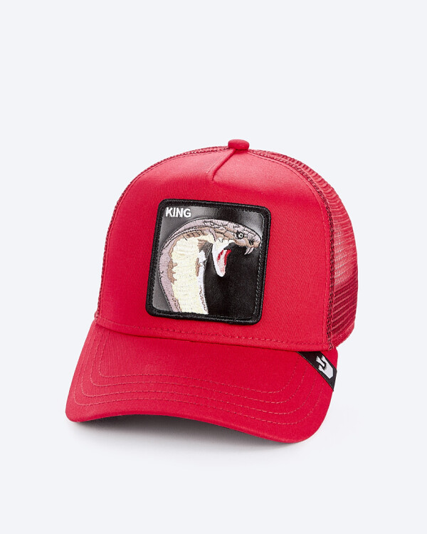 Gorra Goorin Bros Trucker Baseball - The King Cobra Rojo