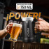 Vaso Térmico Jarra de Cerveza de 750 ml Color Negro Vaso Térmico Jarra de Cerveza de 750 ml Color Negro