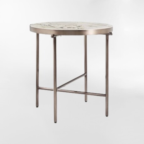 Mesa Auxiliar CELLINI Blanco - -
