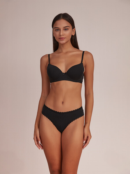 BASICO ARMADO ALGODÓN NEGRO