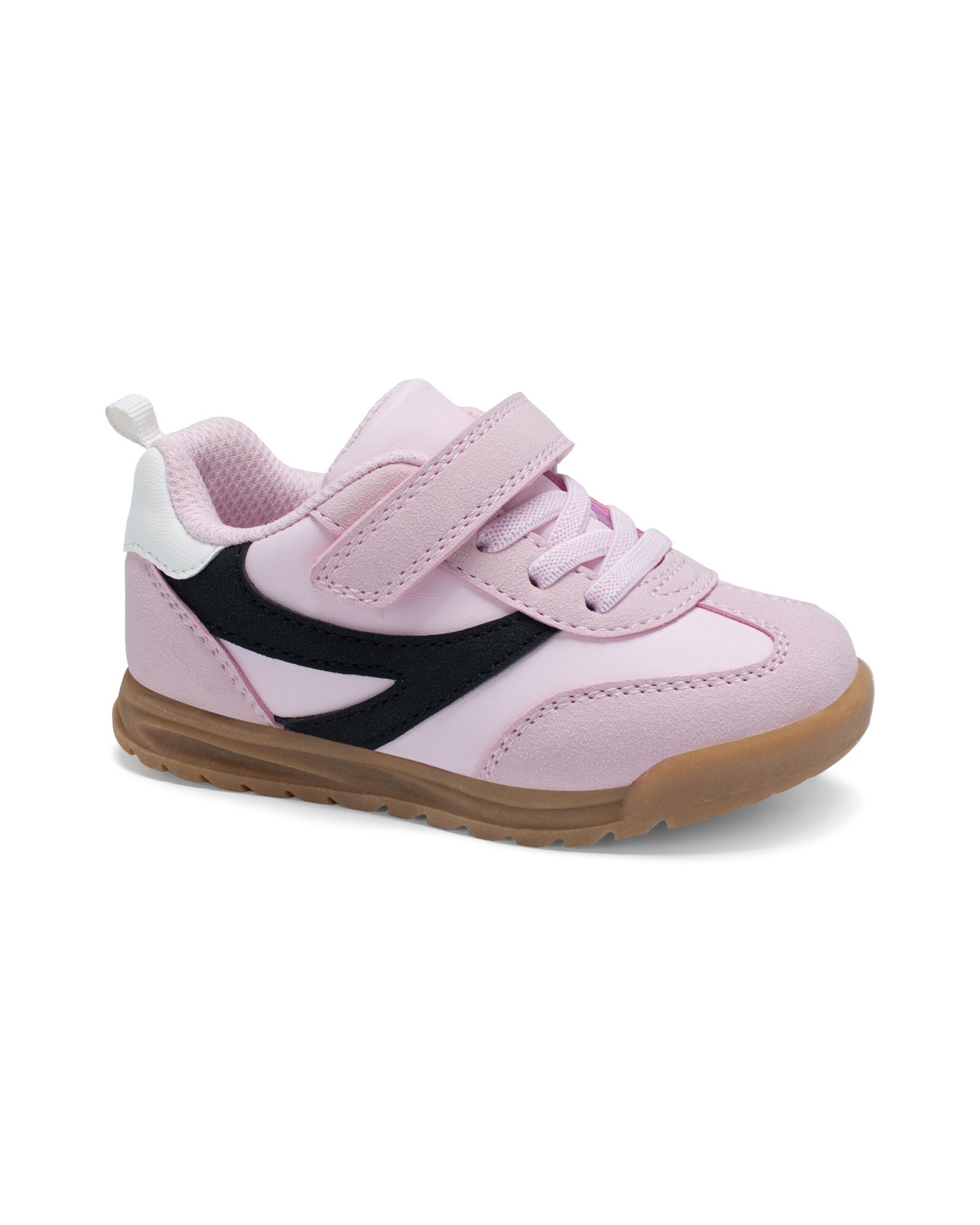 Championes con velcro, rosados Sin color