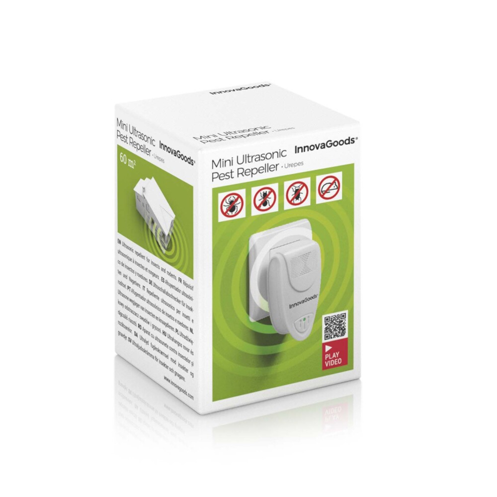 AHUYENTADOR ULTRAS INSECTOS ABS BLANCO INNOVAGOODS