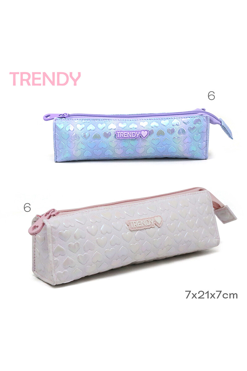 Cartuchera corazones Rosa