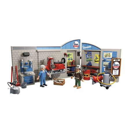 Mecánico de Vespa Años 60 Playmobil con Figuras 88 Piezas