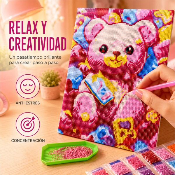 Kit de Pintura Diamante 5D Gatitos 40 x 30 cm DISENO 3