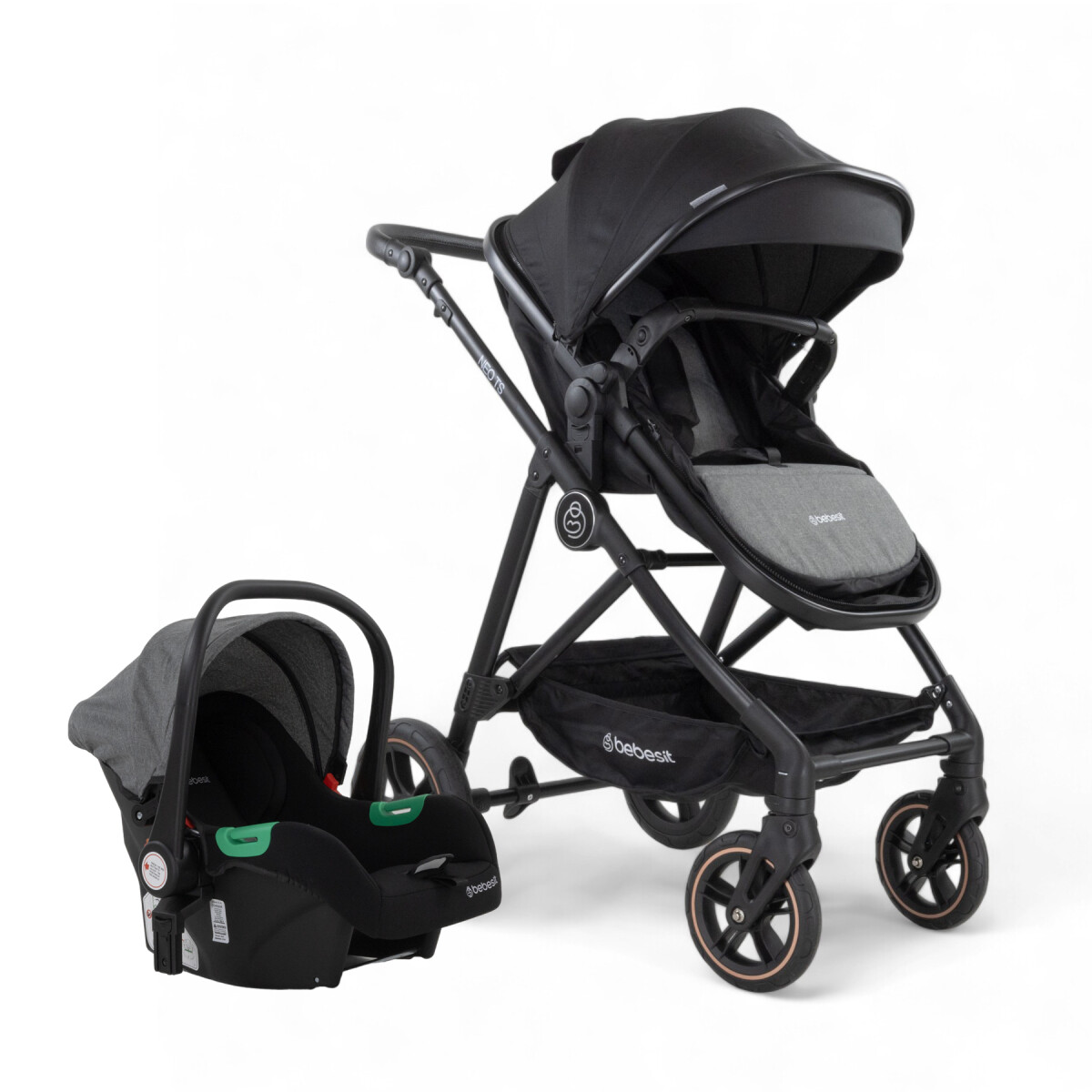 NEO Travel System i-size Gris 