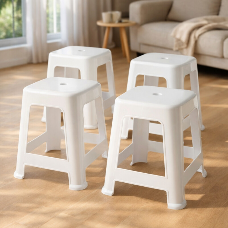 Set x4 Banquetas Bela Vista BLANCO