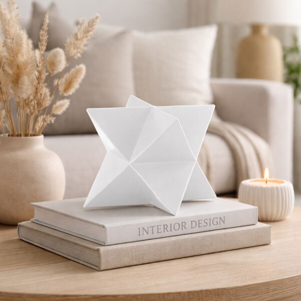 DECORACION GEOMETRIC VIASONO Blanco - Small