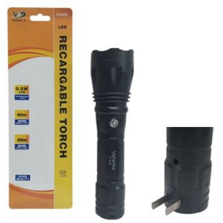 LINTERNA LED RECARGABLE 20CM 001