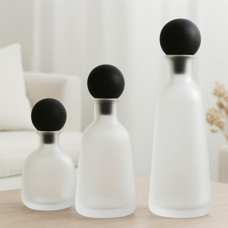 Botellón de Vidrio Alto Borosilicato Esmerilado Botellón de Vidrio Alto Borosilicato Esmerilado