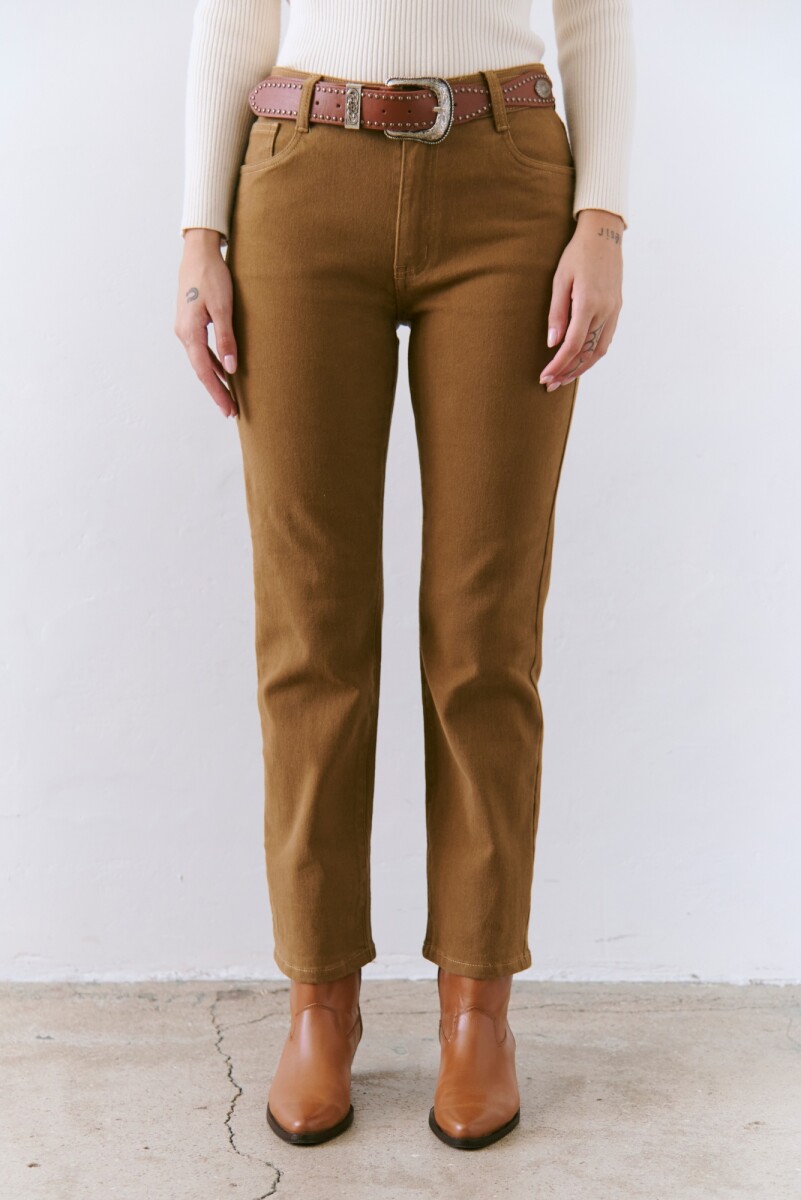 PANTALON INES - CAMEL 