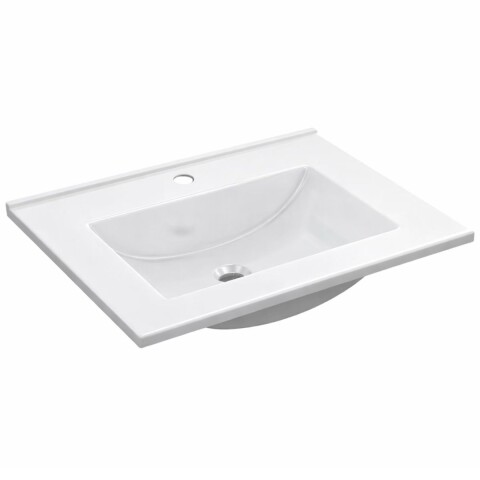 Bacha de sobreponer rectangular 60 x 46 cm c/mesa blanca Dmc Bacha De Sobreponer Rectangular 60 X 46 Cm C/mesa Blanca Dmc