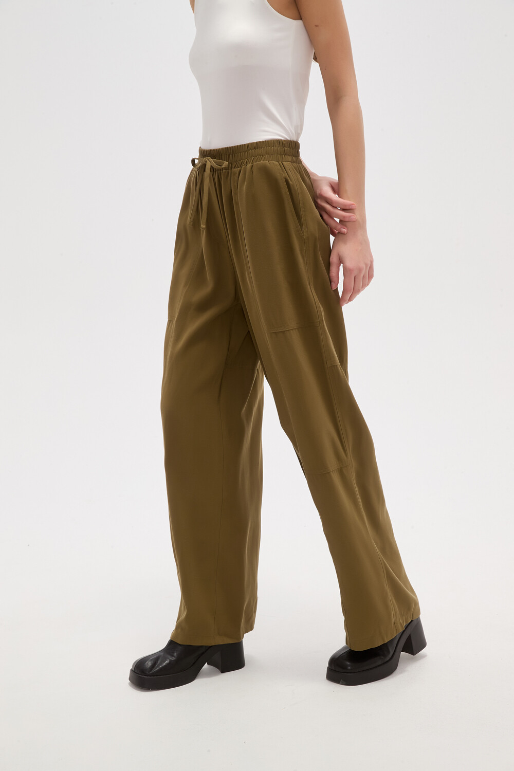 Pantalon Calen Verde Oliva