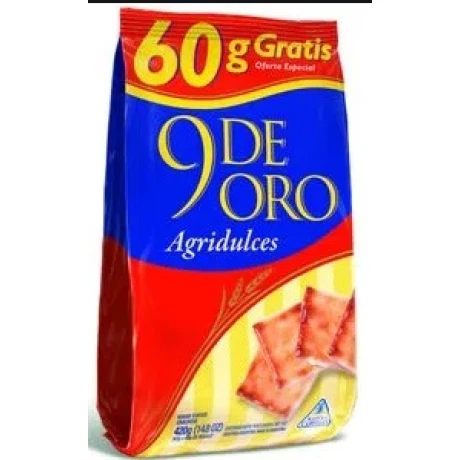 GALLETA 9 DE ORO 420 GR AGRIDULCE GALLETA 9 DE ORO 420 GR AGRIDULCE