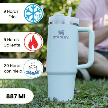 Vaso Térmico en Acero inox. Stanley Quencher 887ml Rosa