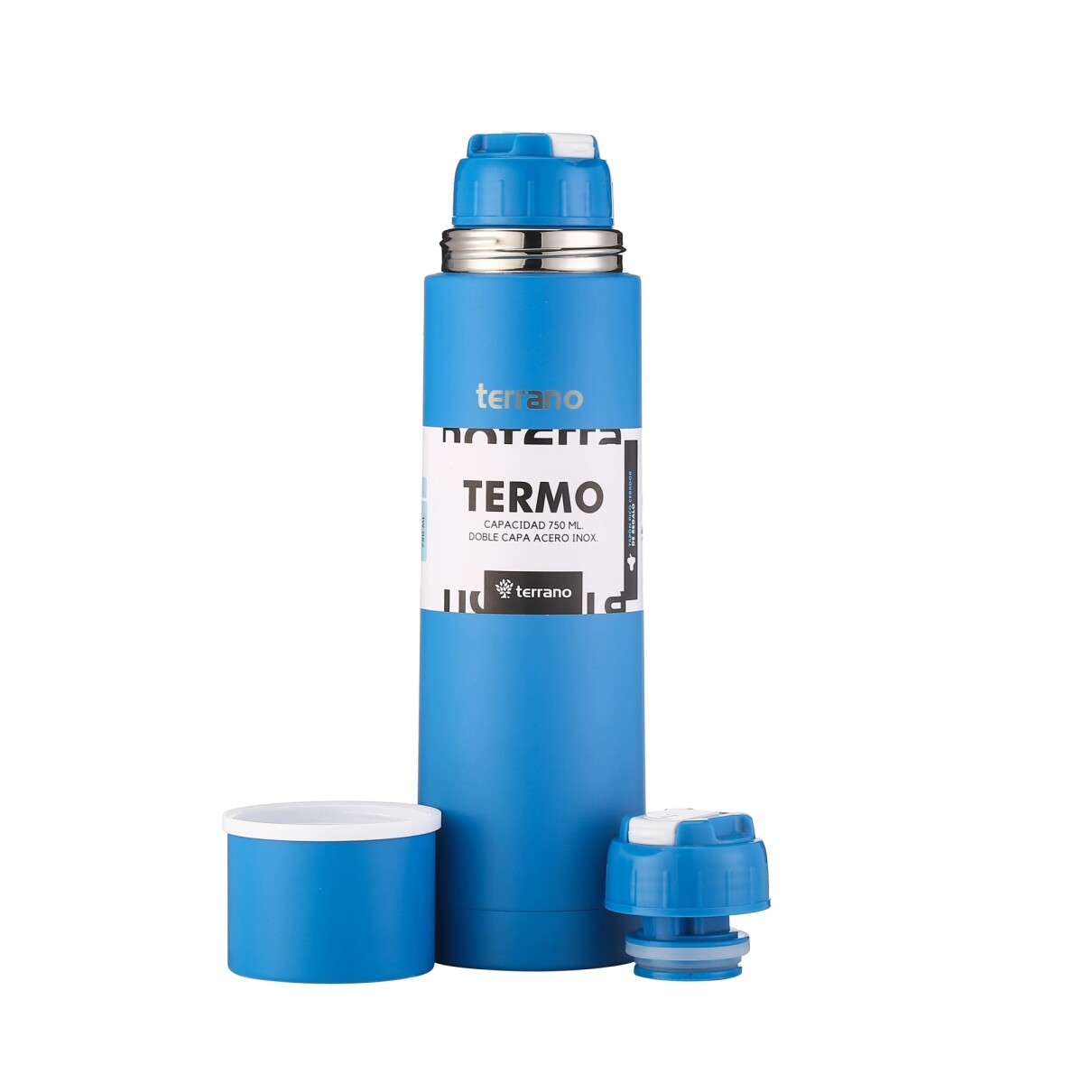 TERMO TERRANO BALA 750ML - AZUL ELECTRICO 