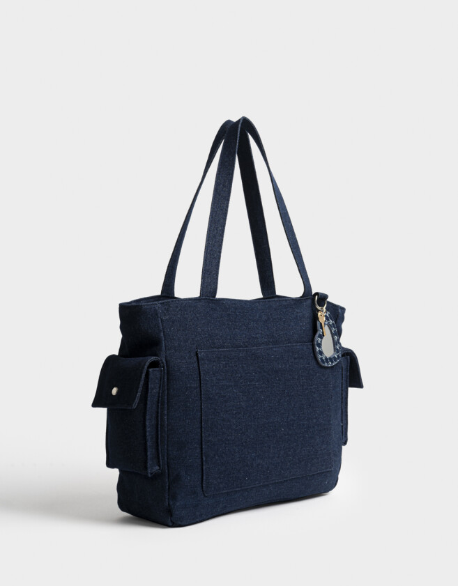 Shopper Carteras De Mano - Azul Gastado