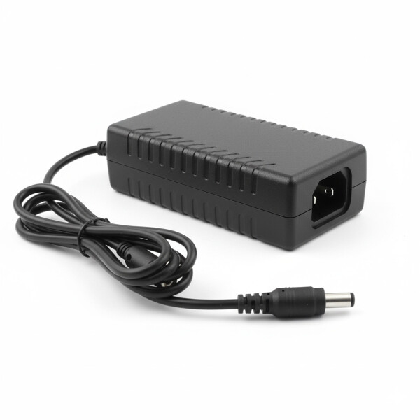 Transformador Fuente 12V 6A 60W Para Tiras Led Cámaras Color Negro