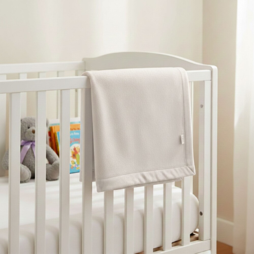 Manta para bebe 80x90 - Pilar Beige
